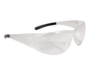 Safety Glaseses, Body Armor 6300 Series, Clear Frame, Clear Lens - Latex, Supported
